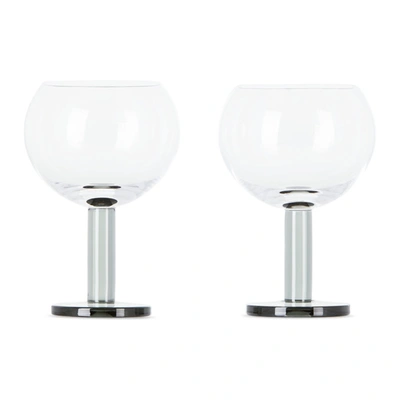 TOM DIXON BLACK PUCK BALLOON GLASSES SET