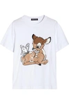 MARKUS LUPFER Bambi sequin-embellished cotton-jersey T-shirt