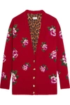 MAGDA BUTRYM Rochester floral-intarsia wool and cashmere-blend cardigan
