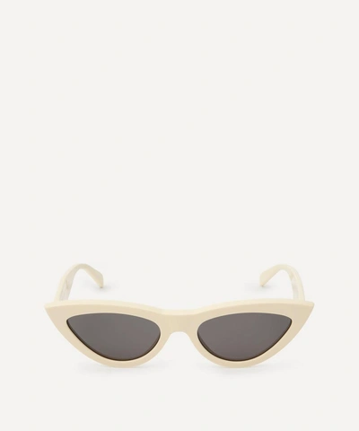 Celine Cat-eye Acetate Sunglasses In Ivory