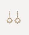 ASTLEY CLARKE ASTLEY CLARKE 14CT GOLD COMET BURST DIAMOND HOOP EARRINGS,000732771