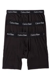 Calvin Klein Body 3-pack Stretch Modal Boxer Briefs In Black