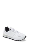 New Balance White 574 Rugged Sneakers In White/black