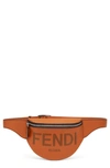 FENDI SMALL LOGO DEBOSSED LEATHER BELT BAG,7VA525-AFBF