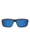 Costa Del Mar Fantail Pro 60mm Polarized Sunglasses In Dark Blue