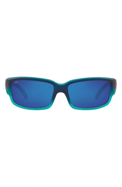 Costa Del Mar 59mm Polarized Rectangular Sunglasses In Turtledove