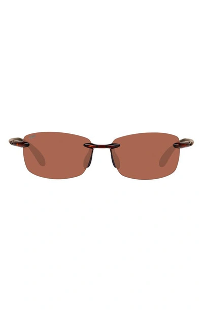 Costa Del Mar 60mm Polarized Sunglasses In Brown