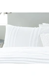 Dkny Chenille Stripe Comforter Set, Full/queen In White