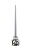 Baobab Collection Twins Marble Candlesticks In Multi