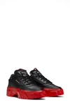 Reebok Women's Cardi B Club C Casual Sneakers From Finish Line In Black/ Red/ Rose Gold