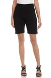 Karen Kane Pull-on Stretch Bermuda Shorts In Black
