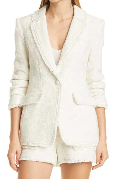 CINQ À SEPT KHLOE BOUCLÉ BLAZER,ZJ315114Z