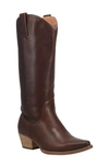 Dingo Women's Bonanza Leather Boot Women's Shoes In Brown
