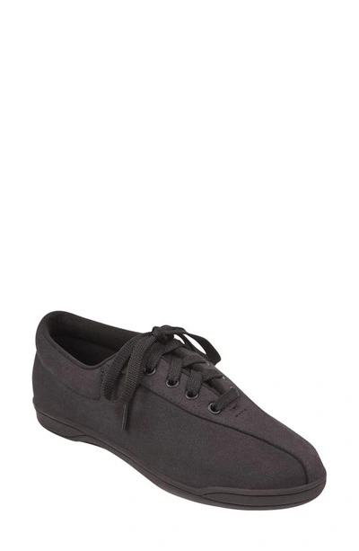 Easy Spirit Ap2 Sneaker In Black Fabric
