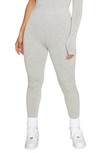 Naked Wardrobe The Nw High Waist Leggings In Heather Grey