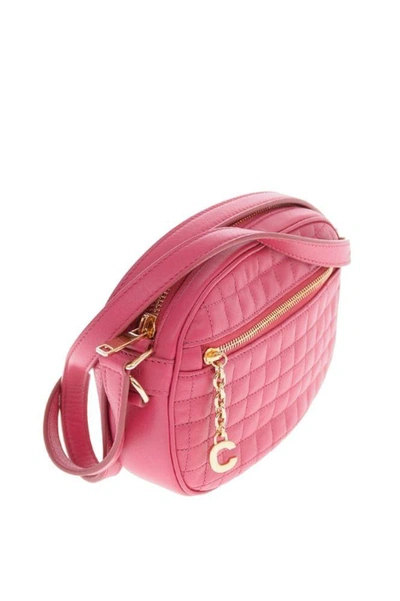 Celine Céline Women's Fuchsia Leather Shoulder Bag In Pink