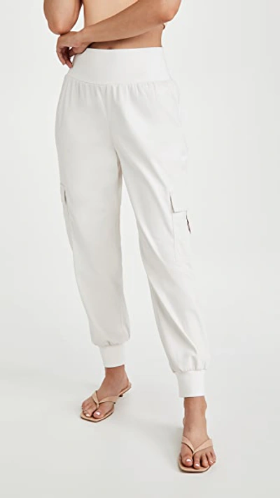 Cinq À Sept Faux Leather Giles Trousers In Ivory
