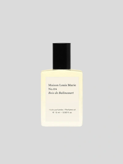 Maison Louis Marie No.4 Bois De Balincourt Perfume Oil In Default Title