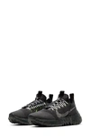 Nike Black & Grey Space Hippie 01 Sneakers In Anthracite/white-black-volt