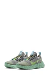 Nike Space Hippie 01 Recycled Stretch-knit Sneakers In Wolf Grey/volt-black-white