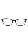 Polo Ralph Lauren 52mm Square Optical Glasses In Blue Havana