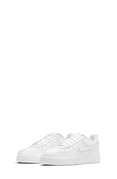 Nike Kids' Air Force 1 Sneaker In White/ White