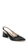 Franco Sarto Racer Slingback Pointed Toe Pump In Black