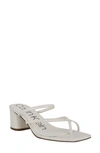 Calvin Klein Becca Strappy Sandal In White Leather