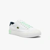 LACOSTE MEN'S GRIPSHOT CANVAS AND LEATHER SNEAKERS - 11.5