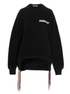 Ambush Logo-print Drawstring Sweatshirt In Black