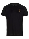 BILLIONAIRE COUTURE BILLIONAIRE COUTURE MEN'S BLACK COTTON T-SHIRT,MTK5051BTE014N02 3XL