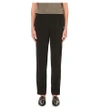 Theory Max Straight-leg Stretch-wool Trousers In Black