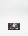 DOLCE & GABBANA DOLCE BOX CLUTCH IN PLEXIGLASS AND LACE,BB6232AD76280459