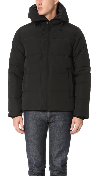 Canada Goose Macmillan Cotton Blend Down Jacket In Graphite