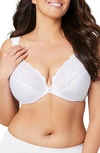 Glamorise Wonderwire Front Close Underwire Bra In White