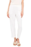 Vince Camuto Petite Ponte-knit Ankle Pants In White