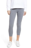Felina Lurra Capri Leggings In Heather Charcoal