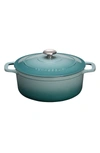 FRENCH HOME FRENCH ENAMELED CAST IRON ROUND DUTCH OVEN,692786817936