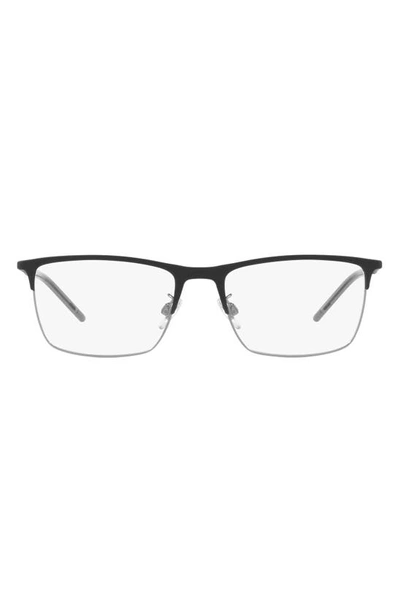 Dolce & Gabbana 55mm Rectangular Optical Eyeglasses In Navy