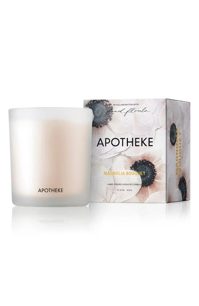 Apotheke Candle In Magnolia Bouquet