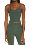 Beyond Yoga Space Dye Crop Tank In Green Ivy