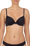 Dkny Litewear Custom Lift Underwire Push-up Bra In Black