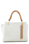 Aldo Gloadithh Faux Leather Tote In Bone