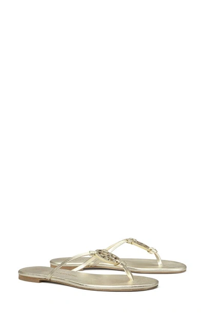 Tory Burch Miller Knotted Sandal In Spark Gold