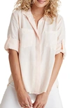 Bella Dahl Split Back Button-up Shirt In Sunkissed