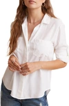 Bella Dahl Shirt Tail Button Down In White In White