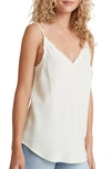 Bella Dahl Frayed Edge Camisole In Lemon Spritzer