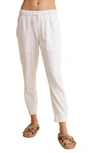 Bella Dahl Chelsea Pocket Jogger In Foggy Sky In White