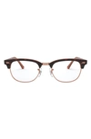 Ray Ban 5154 51mm Optical Glasses In Brown
