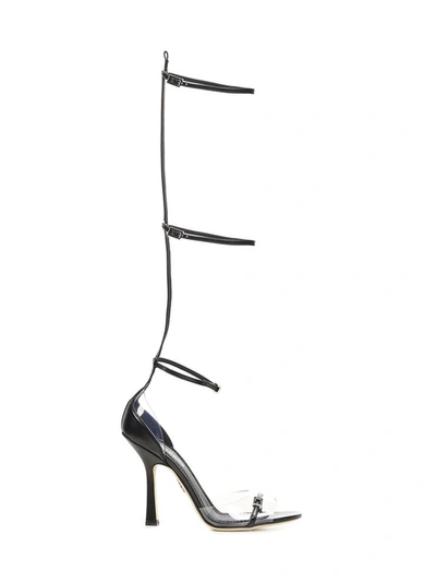 Dsquared2 Dominatrix Sandals In Black